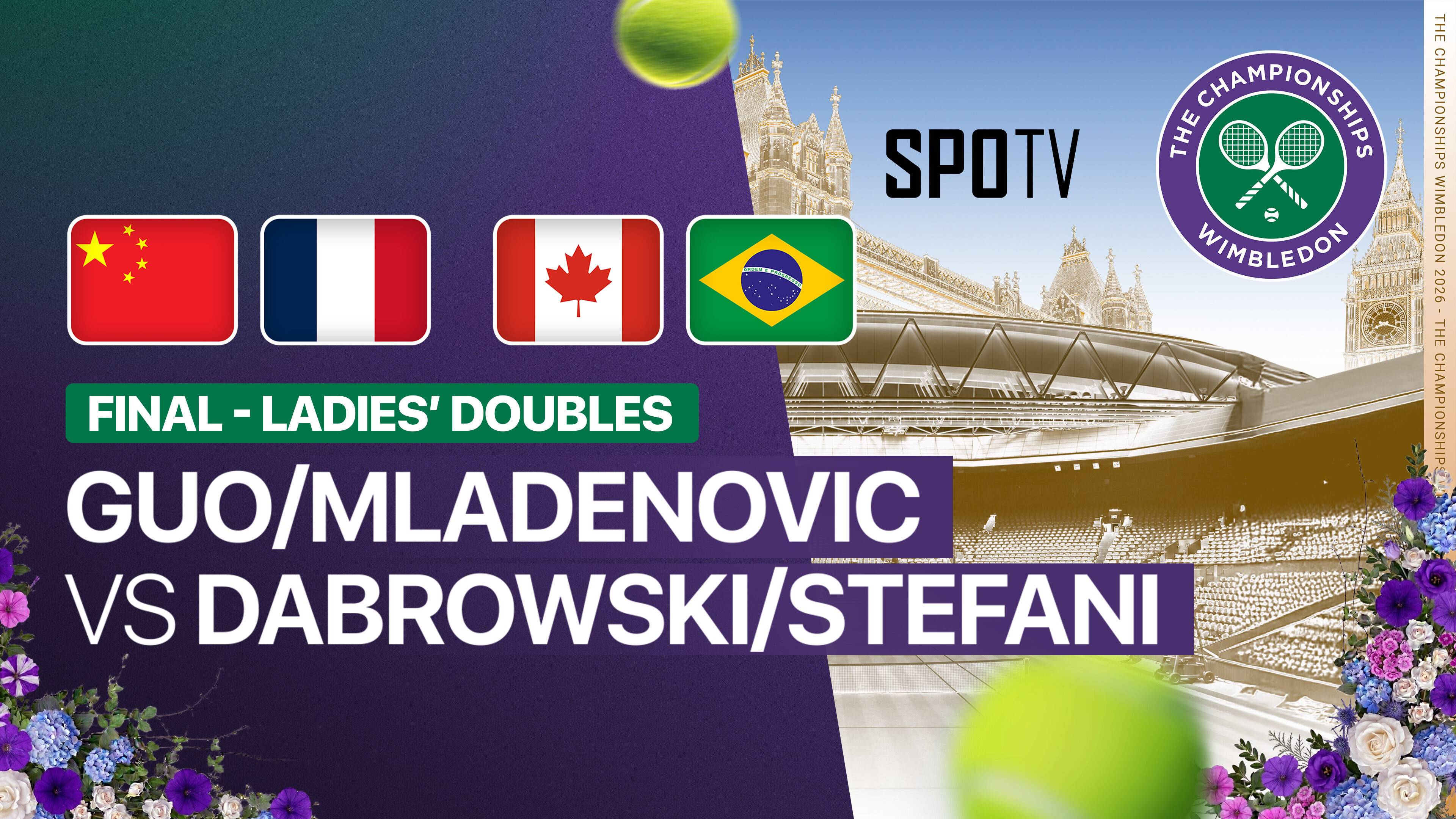 H. Guo / K. Mladenovic vs G. Dabrowski / L. Stefani - Ladies' Doubles Final | Wimbledon 2026