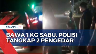 Detik-Detik Polisi Tangkap 2 Pengedar Sabu di Tol Cikopo Palimanan-Majalengka