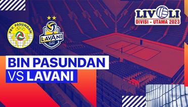 Putra: BIN Pasundan vs Lavani - Livoli Divisi Utama