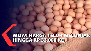 Pedagang Telur di Jakarta Mengeluh Akibat Harga Telur Naik hingga Rp 32.000 per Kg