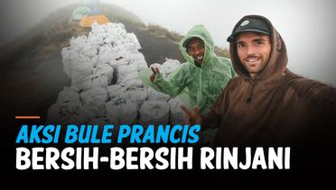 Aksi Turis Prancis Bersihkan 1,6 Ton Sampah Dalam 3 Hari di Gunung Rinjani