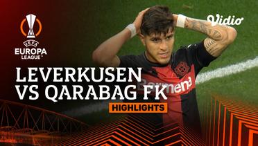 Leverkusen vs Qarabag FK - Highlights | UEFA Europa League 2023/24