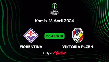 Jadwal Pertandingan | Fiorentina vs Viktoria Plzen - 18 April 2024, 23:45 WIB | UEFA Europa Conference League 2023/24