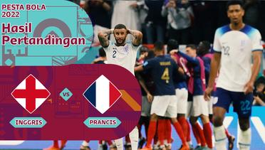 Data dan Statistik Pertandingan Prancis Vs Inggris di Babak 16 Besar Piala Dunia 2022