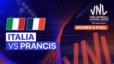 Italia vs Prancis - Full Match | Women's Volleyball Nations League 2024