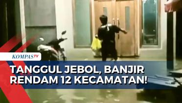 Tanggul Sungai Jebol, 12 Kecamatan di Grobogan Jateng Terendam Banjir!