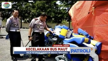 Polres Sukabumi Tetapkan Kondektur Bus Maut Cikidang Jadi Tersangka – Patroli