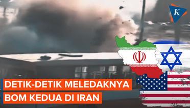 Iran Rilis Video Detik-Detik Ledakan Kedua Pada Peringatan Jenderal Qassem