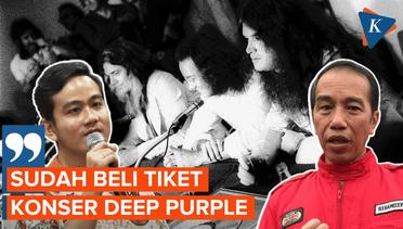 Jokowi Bakal Nonton Deep Purple?