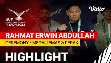 Highlights | Rahmat Erwin Abdullah Raih Medali  | IWF World Championships 2023