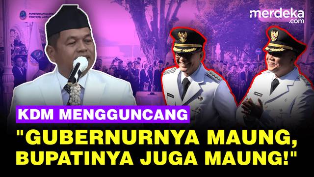 [FULL] Pidato Dedi Mulyadi Pelantikan di Tasikmalaya: Gubernurnya Maung, Bupatinya Juga Maung!