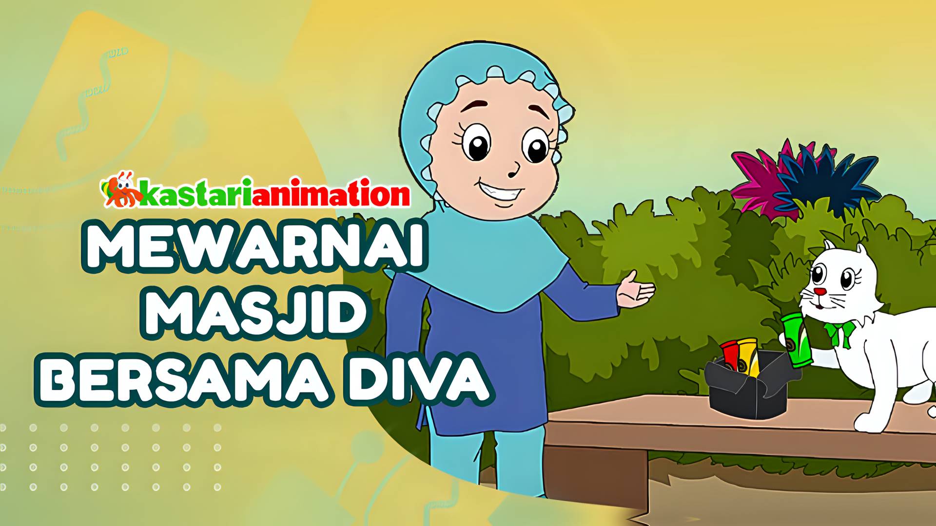 Kastari Animation - Mewarnai Masjid Bersama Diva