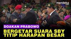 Harapan Besar SBY untuk Presiden Terpilih Prabowo, Sampai Suara Bergetar & Saling Hormat