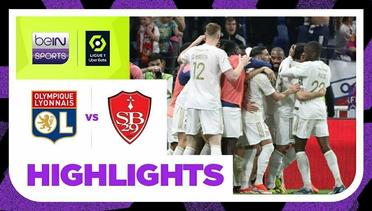 Lyon vs Brest - Highlights | Ligue 1 2023/2024