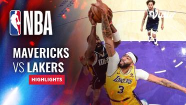 Dallas Mavericks vs LA Lakers - Highlights | NBA Regular Season 2023/24