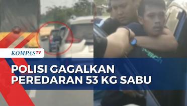 Aksi Kejar-Kejaran Polisi Gagalkan Peredaran 53 Kg Sabu dan 10 Ribu Butir Pil Happy Five