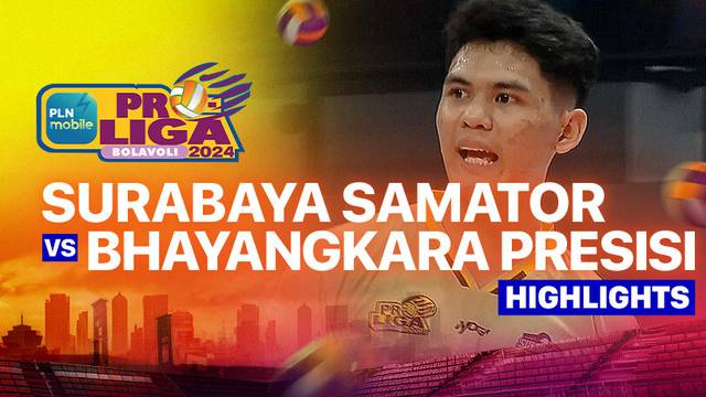 Putra: Surabaya Samator vs Jakarta Bhayangkara Presisi - Highlights | PLN Mobile Proliga 2025