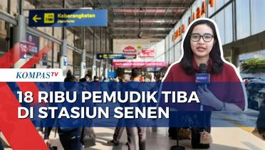 Arus Balik Lebaran Masih Ramai, 18 Ribu Pemudik Tiba di Stasiun Pasar Senen Jakarta
