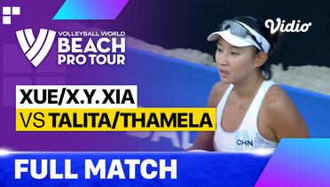 Full Match | Xue/X.Y. Xia (CHN) vs Talita/Thamela (BRA) | Beach Pro Tour - Challenge Saquarema, Brazil 2023