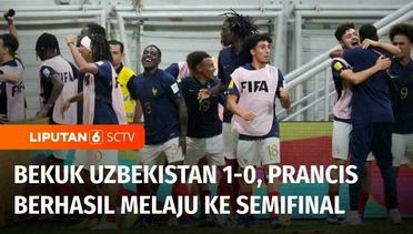 Prancis Berhasil Melaju ke Babak Semifinal Setelah Kalahkan Uzbekistan 1-0 | Liputan 6