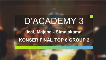 Ical, Majene - Simalakama (D’Academy 3 Konser Final Top 6 Group 2)