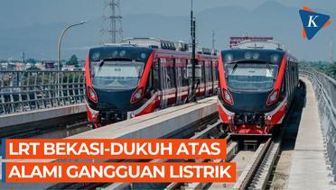 LRT Bekasi - Dukuh Atas Alami Gangguan Listrik, Sempat Terhenti di Stasiun Cikunir