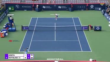Match Highlights | Johanna Konta 2 vs 1 Elina Svitolina | WTA National Bank Open 2021