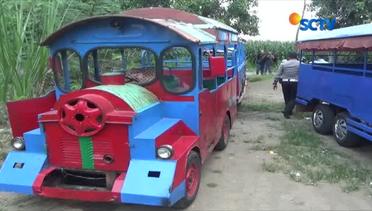 Kereta Kelinci Rombongan TK Terguling di jombang, Belasan Siswa Luka-Luka - Liputan 6 Petang