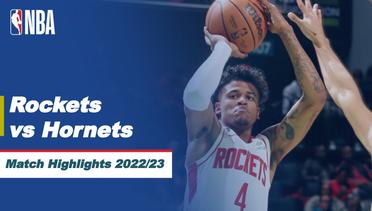 Match Highlights | Houston Rockets vs Charlotte Hornets | NBA Regular Season 2022/23