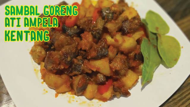CARA MEMBUAT SAMBAL GORENG ATI AMPELA PLUS KENTANG | PALING GAMPANG PALING ENAK !!