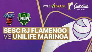 Full Match | Sesc Rj Flamengo vs Unilife Maring |  Brazilian Women's Volleyball League 2021/2022