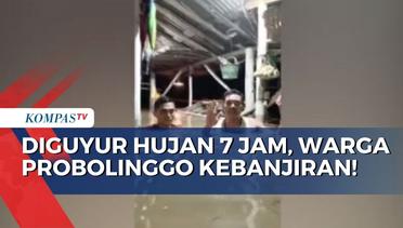 Diguyur Hujan 7 Jam, Banjir Capai 2 Meter Rendam Permukiman Warga di Probolinggo