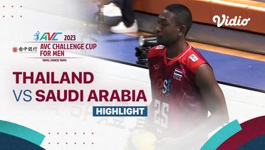 Highlights | Thailand vs Saudi Arabia | AVC Challenge Cup for Men 2023