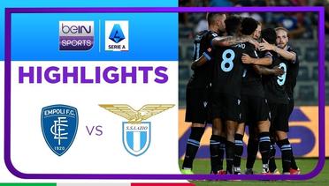 Match Highlights | Empoli 1 vs 3 Lazio | Serie A 2021