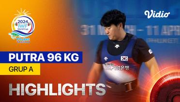 Putra 96 kg - Grup A - Highlights | IWF World Cup 2024