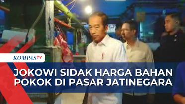 Tinjau Harga Bahan Pangan di Pasar Jatinegara, Jokowi Harap Harga Beras Turun Dalam 2-3 Minggu