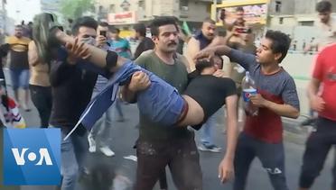1 Dead, 200 Hurt in Iraq Protests