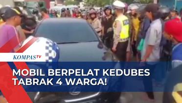 Mobil Berpelat Kedubes Tabrak 4 Pejalan Kaki dan Sepeda Motor di Koja, Begini Kesaksian Warga!