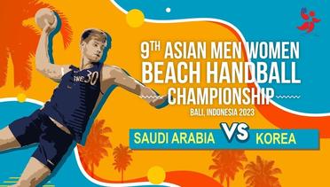Highlights Asian Beach Handball Championship 2023 - Saudi Arabia vs Korea