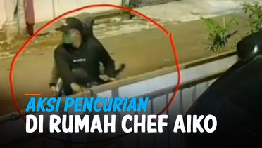 Aksi Pencurian Motor Rp 80 Juta di Rumah Chef Aiko Terekam Kamera CCTV