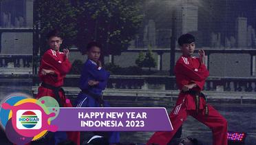 Kuat Dan Enerjik!! Atraksi N - Lions Patahkan Kayu Bikin Ngeri!! | Happy New Years Indonesia