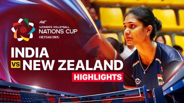 CF 9-11: India vs New Zealand - Highlights | AVC Women's Volleyball Nation Cup 2025