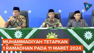 PP Muhammadiyah Tetapkan Awal Ramadhan 11 Maret dan Idul Fitri 10 April 2024