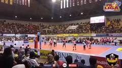 Juara Bertahan Putri Tumbang | Proliga 2019 Jakarta Pertamina Energi VS Jakarta BNI Taplus _ Volleyball putri