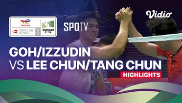 Goh Sze Fei/Nur Izzuddin (MAS) vs Lee Chun Hei/ Tang Chun Man (HKG) - Highlights | Thomas Cup Chengdu 2024 - Men's Dobles