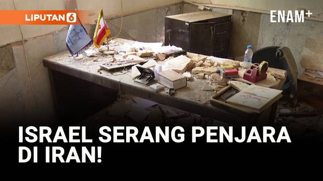 Penampakan Penjara di Iran yang Hancur Diserang Israel!