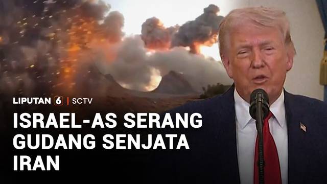 Israel-AS Serang Gudang Senjata Iran | Liputan 6