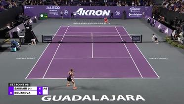 Match Highlights | Maria Sakkari vs Marie Bouzkova | WTA Guadalajara Open Akron 2022