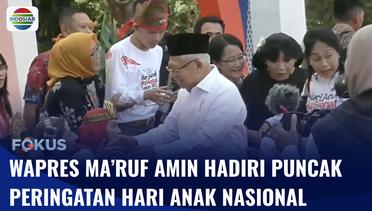 Wapres Ma’ruf Amin Hadiri Puncak Peringatan Hari Anak Nasional di Semarang | Fokus