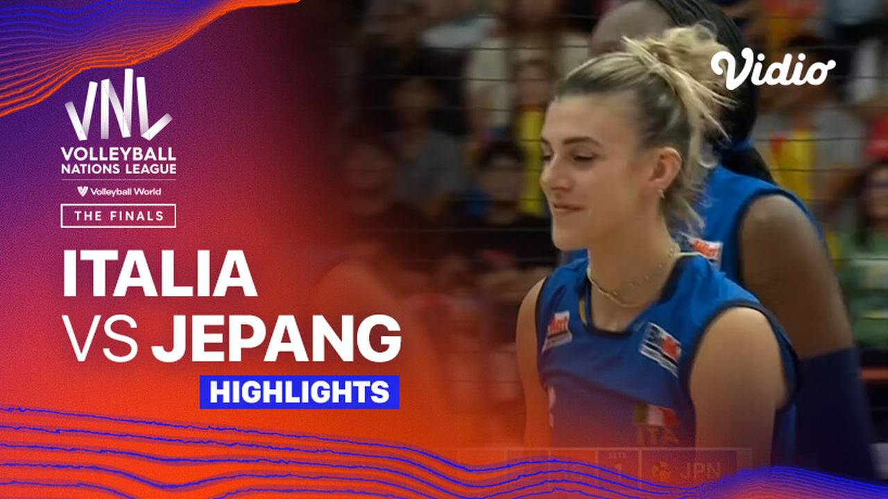 Final: Italia vs Jepang - Highlights Women's Volleyball Nations